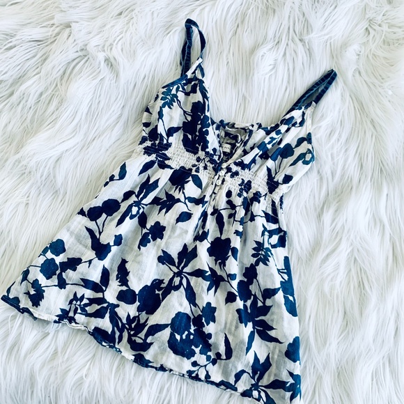 Abercrombie & Fitch Floral Babydoll Tank Top - Picture 1 of 6